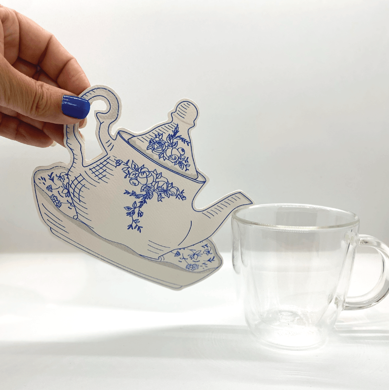 Pouring tea invite